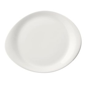 Freestyle tányér - 25,5 cm, fehér, lapos