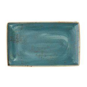   Craft Blue One szögletes tányér - 27x16,75 cm, kék, lapos