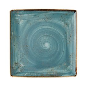   Craft Blue Square One szögletes tányér - 27x27 cm, kék, lapos 