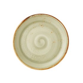 Craft Green coupe tányér - 25,25 cm, zöld, lapos